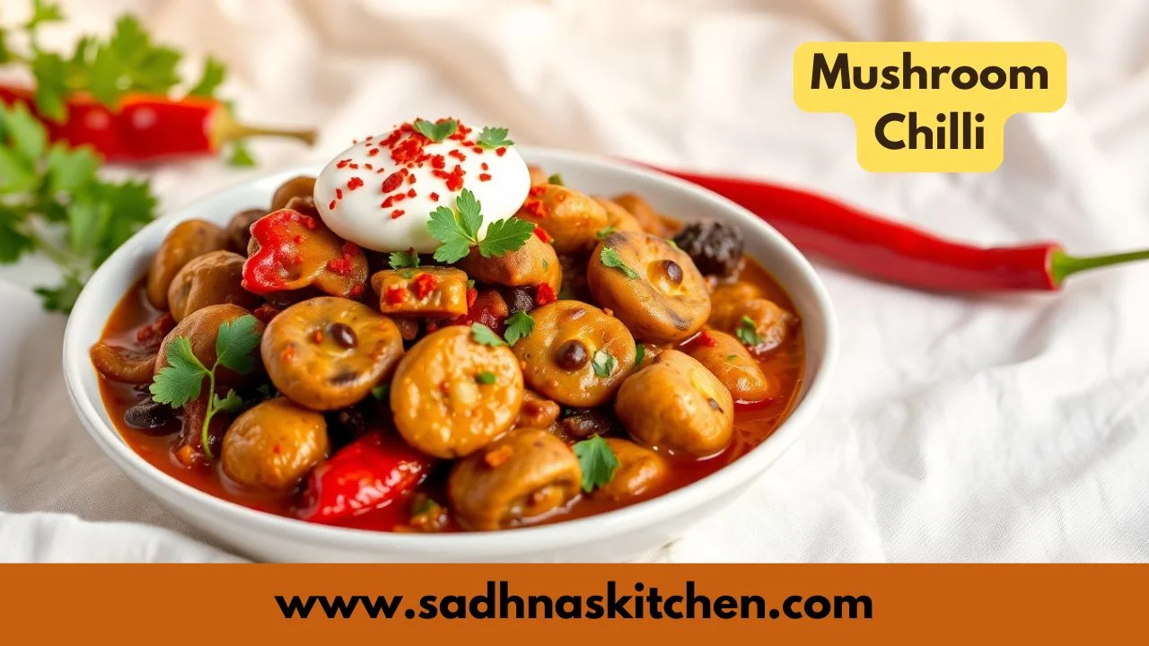 Mushroom Chilli Recipe