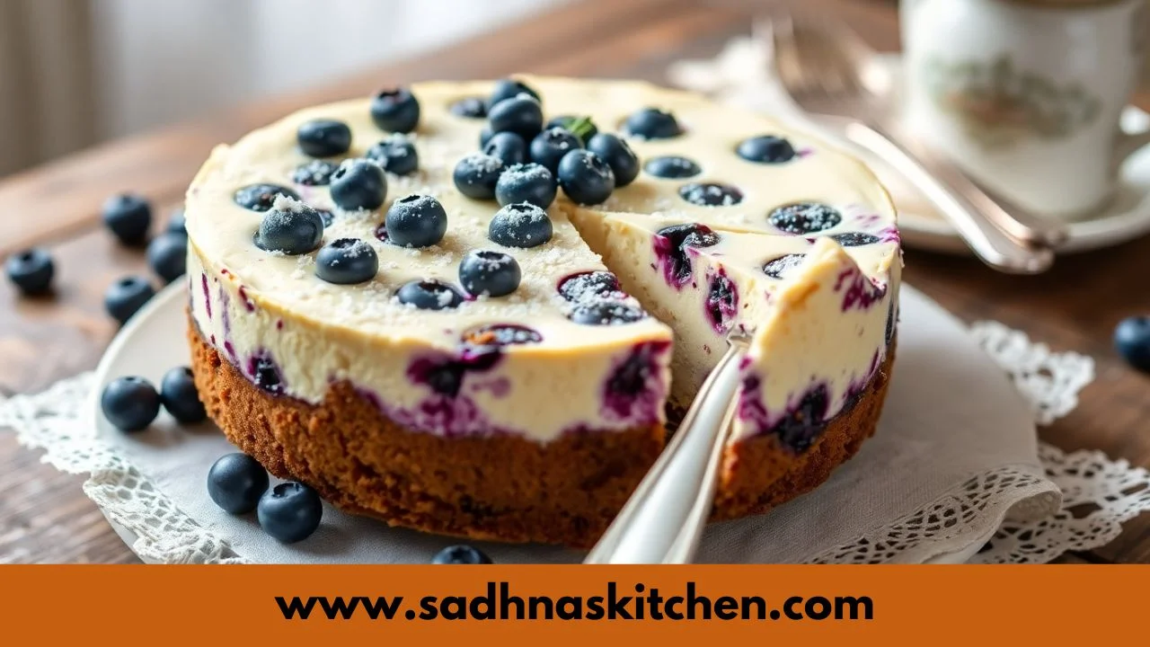 No Bake Blueberry Cheesecake Recipe