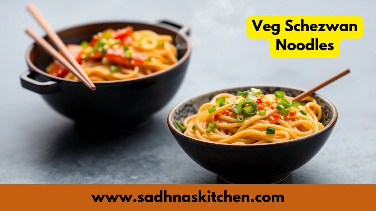 Veg Schezwan Noodles Recipe