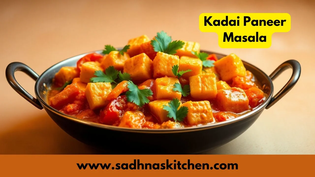 Kadai Paneer Masala Recipe