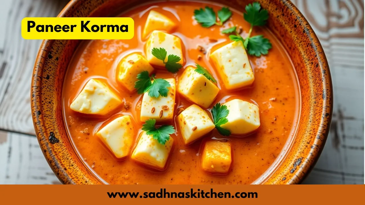 Paneer Korma Recipe